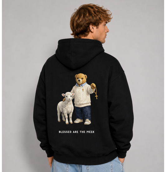 Blessed Are The Meek Premium Oversized Hoodie