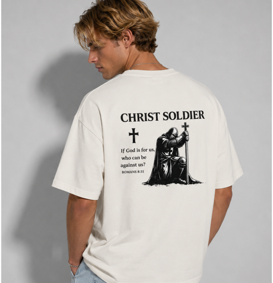 Christ Soldier – Romans 8:31 Tee