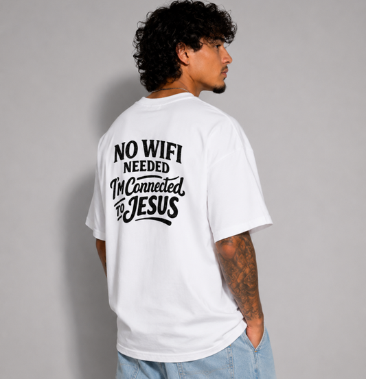 Connected to Jesus Oversized Shirt