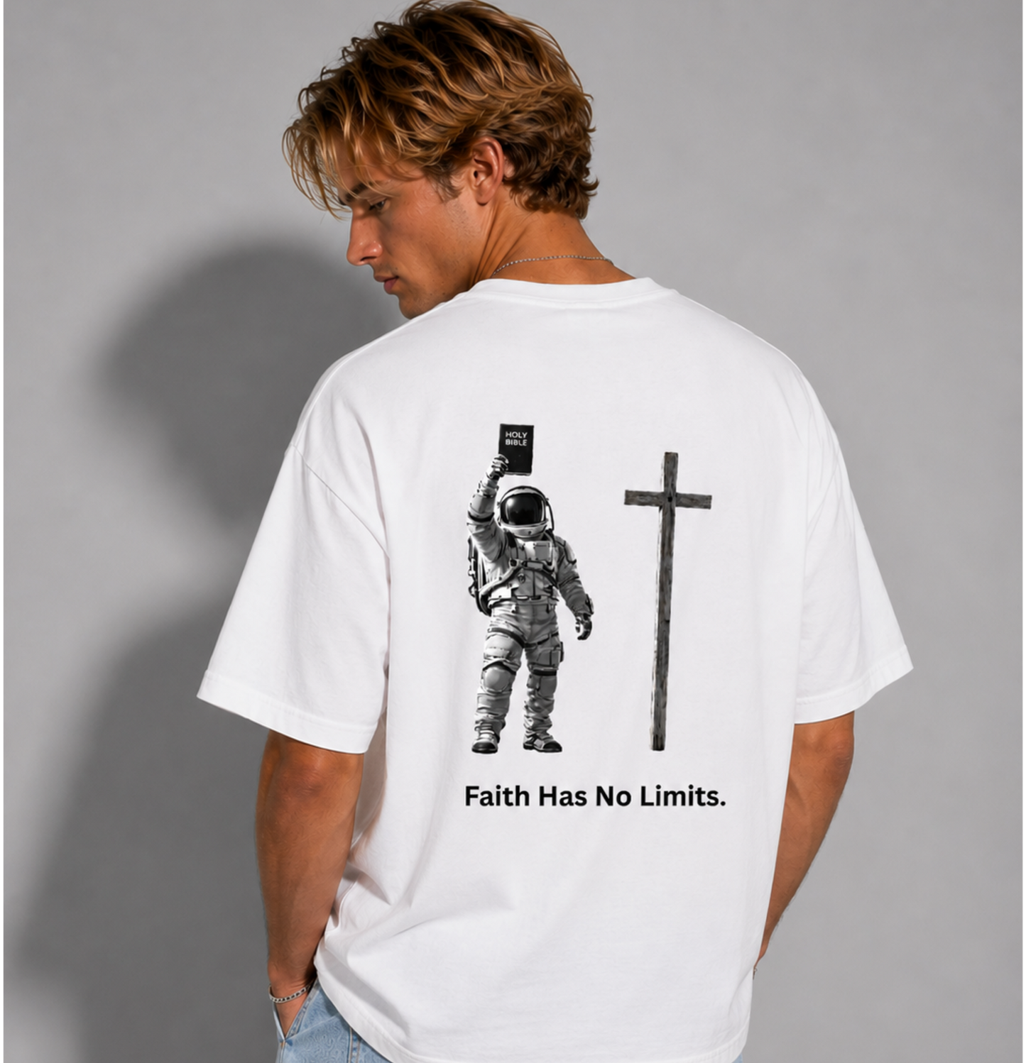 Faith Has No Limits Oversized Shirt